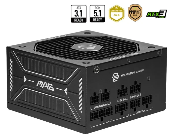 MSI MAG A650GLS PCIE5 650 W 80 PLUS Gold Modular MSI MAG A650GLS PCIE5 650 W 80 PLUS Gold Modular