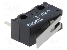 Aratas (Formerly Omron Components) Microconmutador SNAP ACTION D2F-L con palanca SPDT