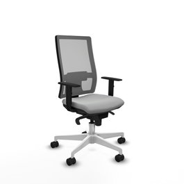 PIQUERAS Y CRESPO Silla de oficina Horna Gris con mecanismo Sincro