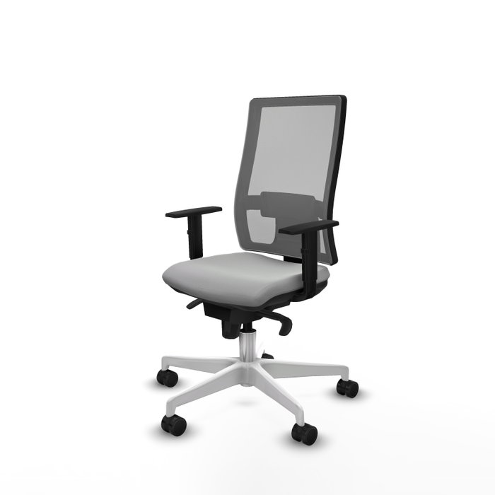 PIQUERAS Y CRESPO Silla de oficina Horna Gris con mecanismo Sincro PIQUERAS Y CRESPO Silla de oficina Horna Gris con mecanismo Sincro