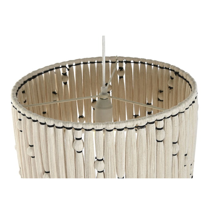 DKD Home Decor Lámpara de Techo de Algodón y Yute Nudo Natural DKD Home Decor Lámpara de Techo de Algodón y Yute Nudo Natural
