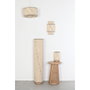 DKD Home Decor Lámpara de Techo de Algodón y Yute Nudo Natural