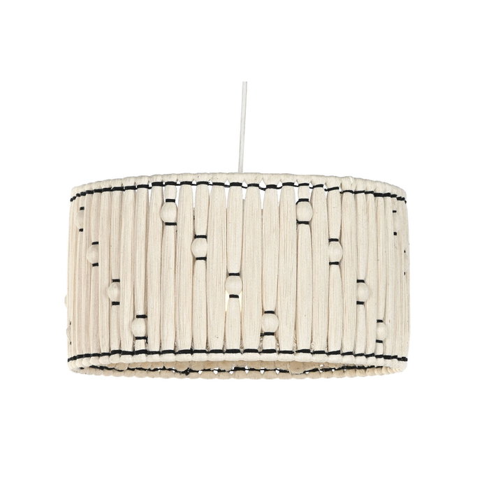 DKD Home Decor Lámpara de Techo de Algodón y Yute Nudo Natural DKD Home Decor Lámpara de Techo de Algodón y Yute Nudo Natural