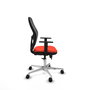 PIQUERAS Y CRESPO Silla de oficina Jorquera con mecanismo Sincro/Traslack, Naranja oscuro y Negro