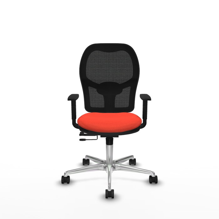 PIQUERAS Y CRESPO Silla de oficina Jorquera con mecanismo Sincro/Traslack, Naranja oscuro y Negro PIQUERAS Y CRESPO Silla de oficina Jorquera con mecanismo Sincro/Traslack, Naranja oscuro y Negro