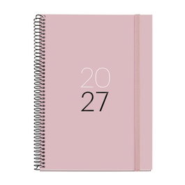 MIQUELRIUS Agenda Anual 2027 Basic Calm Espiral Tapa Extra Arena