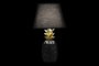 DKD Home Decor Lámpara de Sobremesa Piòa Negro y Dorado