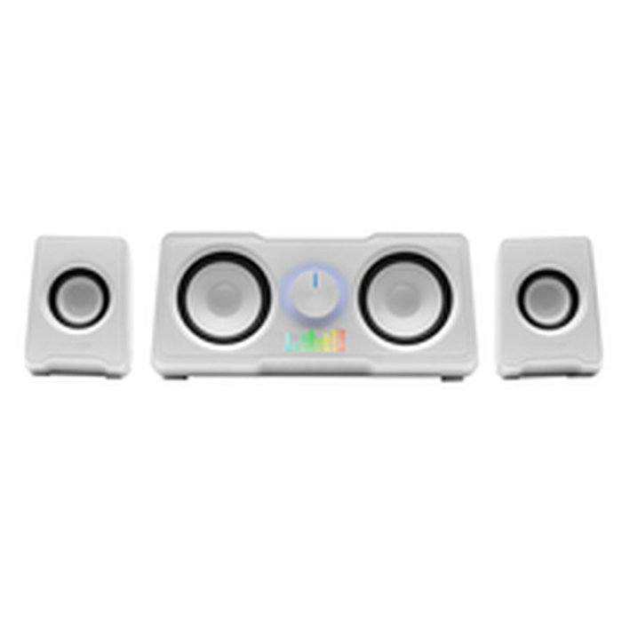 Mars Gaming MS22W Altavoces 2.2 de 35W con DSP e Iluminación RGB Blanco