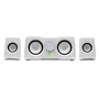 Mars Gaming Altavoces Gaming MS22W 2.2, 35W de Potencia, RGB Flow, Conexión USB y Jack 3.5mm, Color Blanco - Sistema de Sonido con 4 Altavoces y Procesador DSP