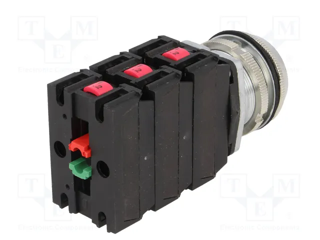 PROMET Interruptor de presión NEF30 rojo (NC x3 + NO x3) PROMET Interruptor de presión NEF30 rojo (NC x3 + NO x3)