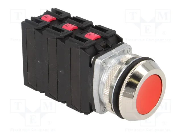 PROMET Interruptor de presión NEF30 rojo (NC x3 + NO x3) PROMET Interruptor de presión NEF30 rojo (NC x3 + NO x3)
