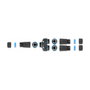 DeLOCK Conector de cable RJ45 hembra a 2 x RJ45 hembra Cat.6A impermeable
