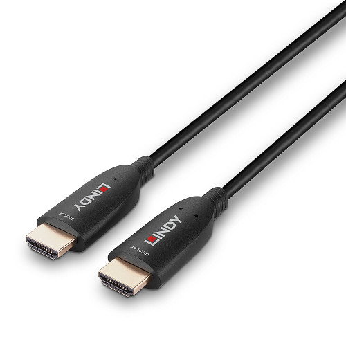Lindy Cable HDMI 2.1 Fibra Óptica 48 Gbit/s 50 m Negro 4K 8K 120 Hz HDMI Tipo A Macho, Referencia 38515 Lindy Cable HDMI 2.1 Fibra Óptica 48 Gbit/s 50 m Negro 4K 8K 120 Hz HDMI Tipo A Macho, Referencia 38515
