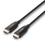 LINDY Cable HDMI 2.1 de fibra óptica, 50 m, Negro