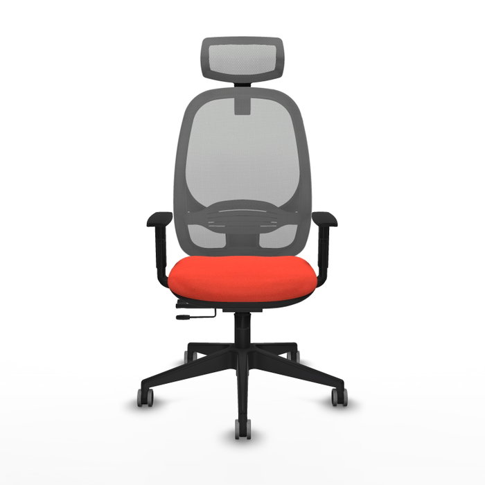 PIQUERAS Y CRESPO Silla de oficina Cilanco Naranja oscuro y Gris PIQUERAS Y CRESPO Silla de oficina Cilanco Naranja oscuro y Gris