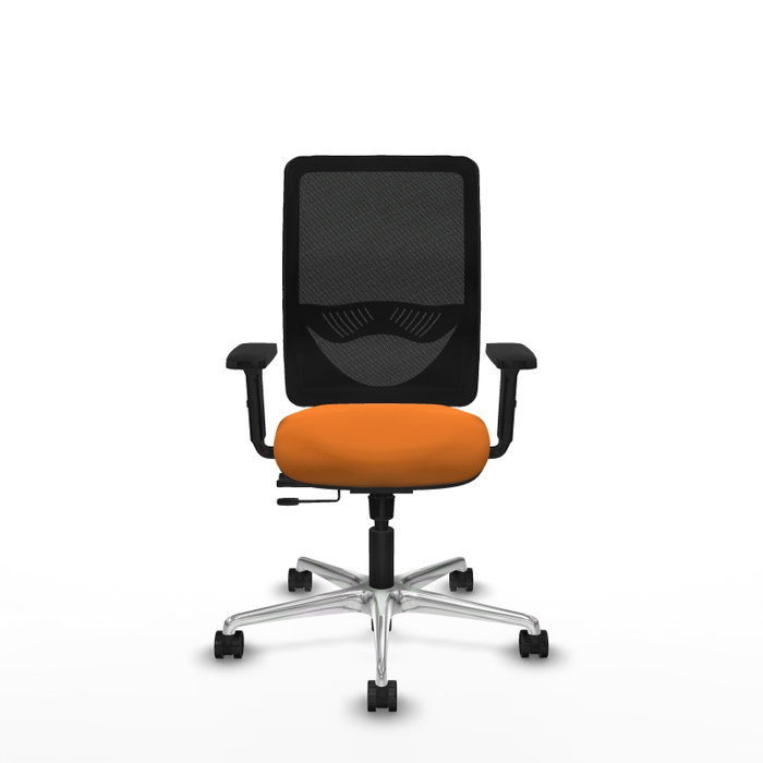 PIQUERAS Y CRESPO Silla de oficina Zulema Naranja y Negro PIQUERAS Y CRESPO Silla de oficina Zulema Naranja y Negro