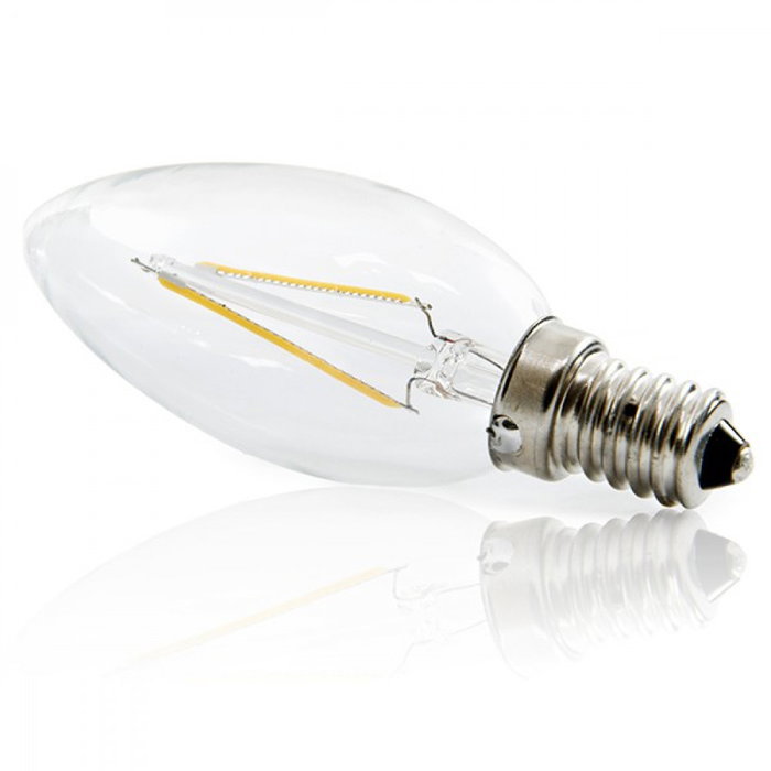 Bombilla LED Filamento E14 2W 144Lm 2000K
