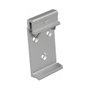 DeLOCK 65991 Clip de montaje de aluminio para riel DIN con 3 orificios de fijación