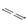 DeLOCK Sujetacables resistentes a los rayos UV 1220 x 9,0 mm negro, 10 piezas