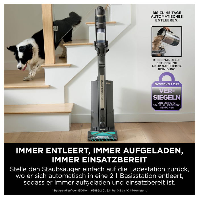 Shark IP3256EUT Aspirador Escoba a Batería Espresso Marrón 2L 380W 70min