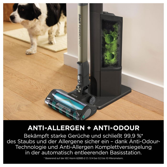 Shark IP3256EUT Aspirador Escoba a Batería Espresso Marrón 2L 380W 70min