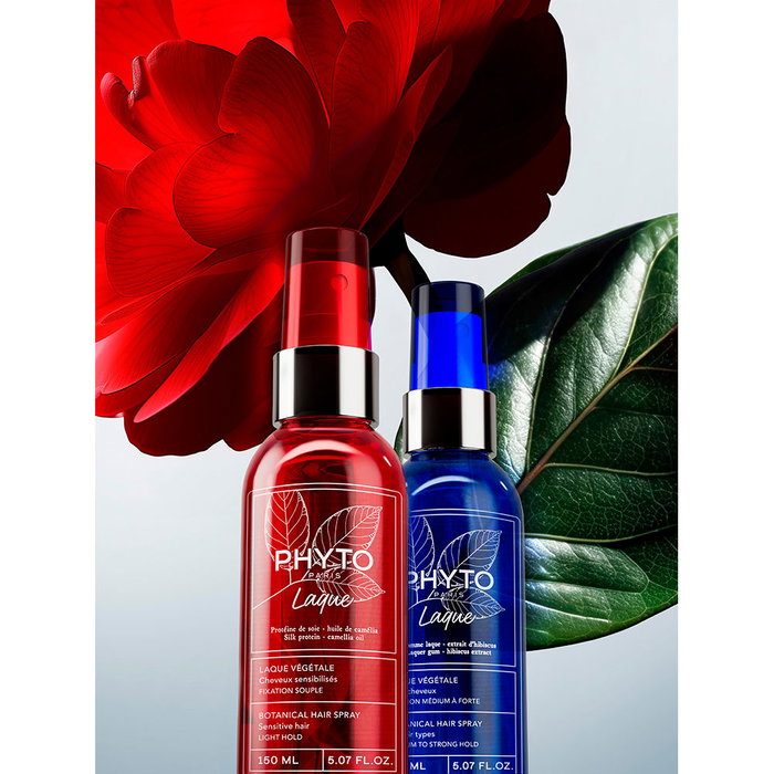 Phyto Laca Vegetal para Fijación Ligera y Duradera, Acabado Natural y Suave, con Proteína de Seda, 150 ml