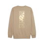 Sudadera sin Capucha Hombre Puma Maximal Metallic Relaxed Marrón M
