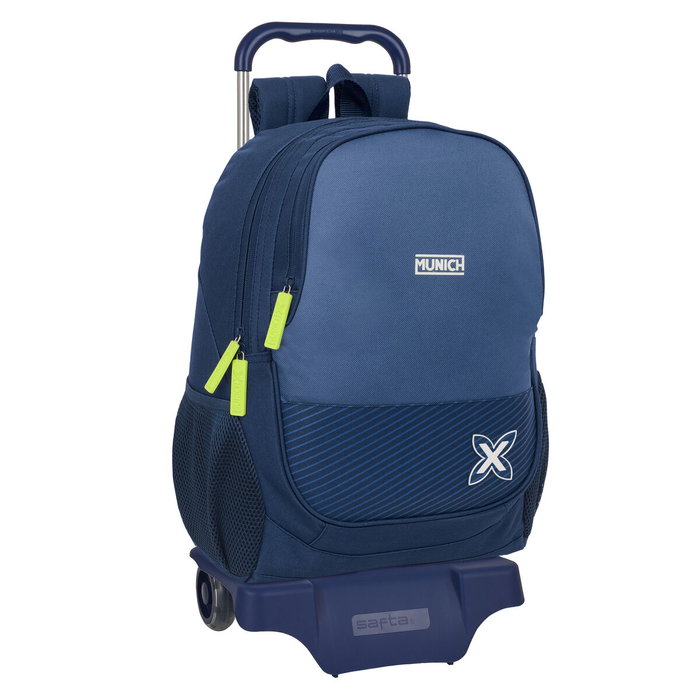 Safta Mochila modelo 665 con carro 905 Munich Blue Indigo