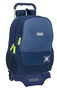 Munich Mochila 665+Carro 905 "Blue Indigo" 32x44x16 cm
