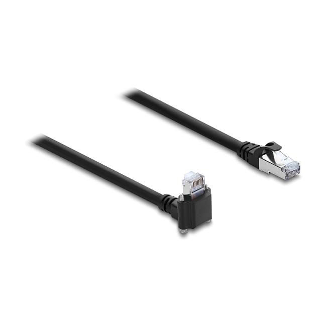 DeLOCK Cable GigE para cámara RJ45 Cat.6 S/FTP 1 m negro