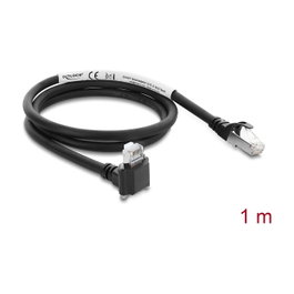 DeLOCK Cable GigE para cámara RJ45 Cat.6 S/FTP 1 m negro