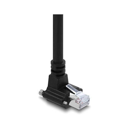 DeLOCK Cable GigE para cámara RJ45 Cat.6 S/FTP 1 m negro