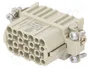HARTING Han 28DD F-c Plantilla de Contacto Hembra Han® DD