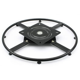 Q&Q Base Giratoria 360° Para Sillón, Diámetro 600 Mm, Plato Giratorio, Negro, Carga Máxima 150 Kgs