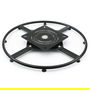Q&Q Base Giratoria 360° Para Sillón, Diámetro 600 Mm, Plato Giratorio, Negro, Carga Máxima 150 Kgs