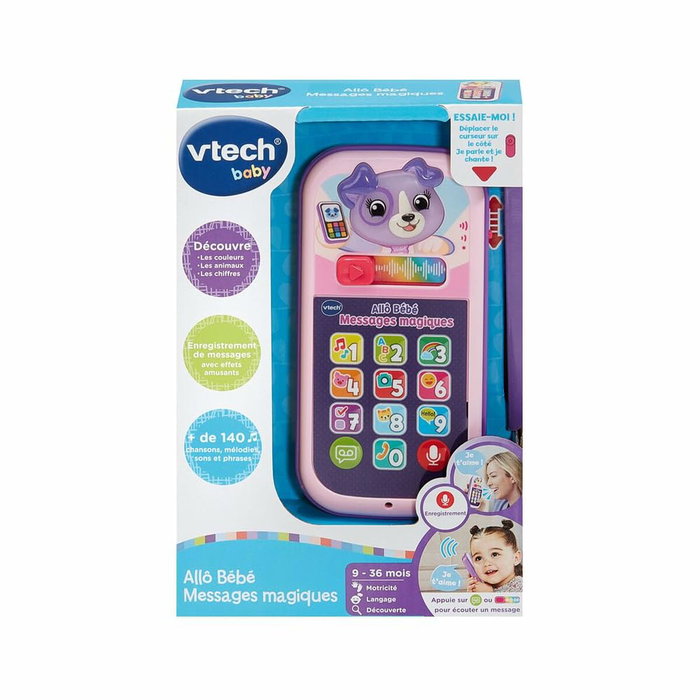 Vtech Baby Hola Bebé Mensajes Mágicos Rosa Vtech Baby Hola Bebé Mensajes Mágicos Rosa
