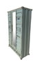 DKD Home Decor Armario Vintage Azul Celeste Metal Container 112 x 46 x 174 cm con 3 Cajones y 2 Puertas