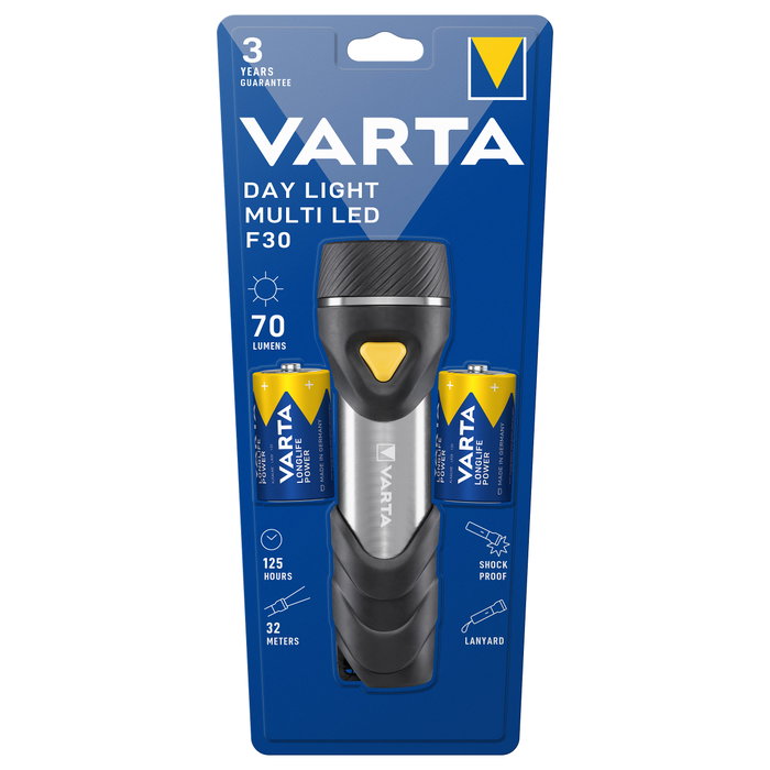 Varta Linterna de Mano Day Light Multi LED F30 Varta Linterna de Mano Day Light Multi LED F30