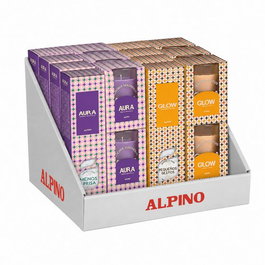 Alpino Harmony Surtido Expositor de Velas y Mikados Magnolia y Lotus de 20 Unidades