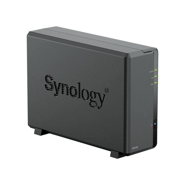 Synology DiskStation DS124 NAS de 1 Bahía Negro Synology DiskStation DS124 NAS de 1 Bahía Negro