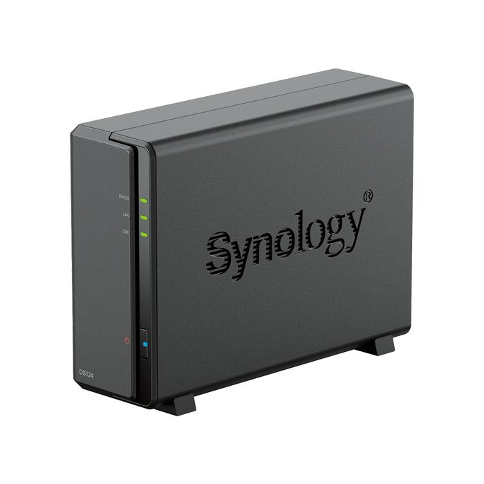 Synology DiskStation DS124 NAS de 1 Bahía Negro Synology DiskStation DS124 NAS de 1 Bahía Negro