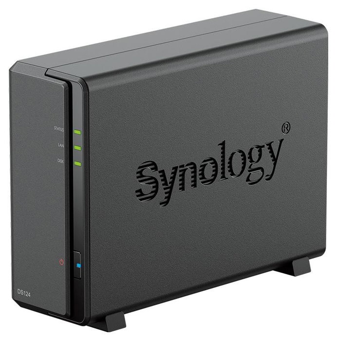Synology DiskStation DS124 NAS de 1 Bahía Negro Synology DiskStation DS124 NAS de 1 Bahía Negro
