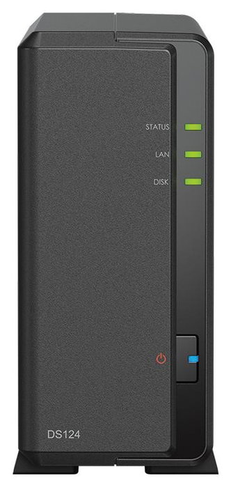 Synology DiskStation DS124 NAS de 1 Bahía Negro Synology DiskStation DS124 NAS de 1 Bahía Negro