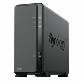 Synology DiskStation DS124 NAS de 1 bahía, 1 GB DDR4, Negro