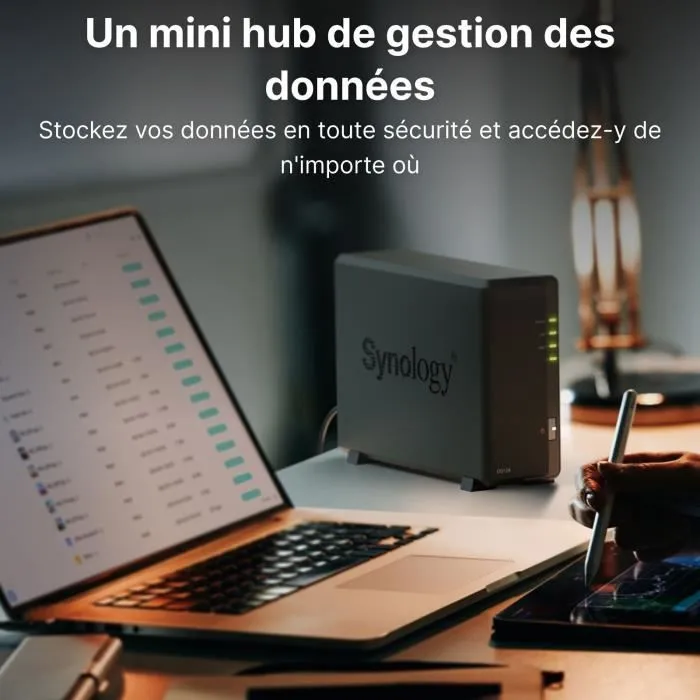 Synology DiskStation DS124 NAS de 1 Bahía Negro Synology DiskStation DS124 NAS de 1 Bahía Negro