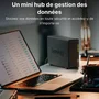 Synology DiskStation DS124 NAS de 1 Bahía Negro