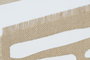 DKD Home Decor Cuadro Abstracto Lienzo Lino Blanco Beige 52.7 x 2.5 x 72.5 cm (2 Unidades)