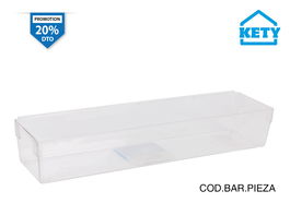 Kety Caja Ordenación Modular 30.5 cm x 8 cm x 5.3 cm (12 Unidades)