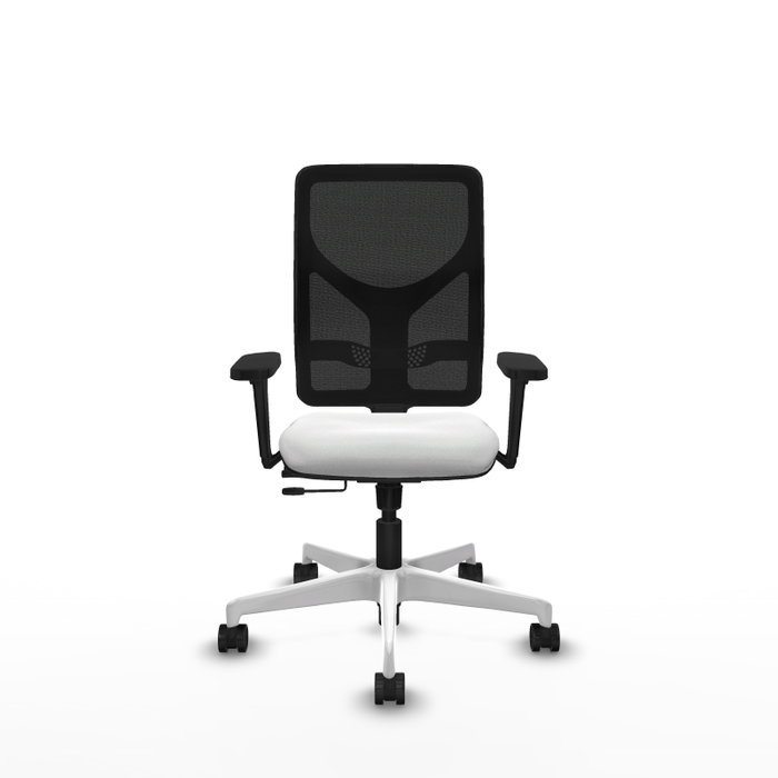 PIQUERAS Y CRESPO Silla de oficina Motilla con mecanismo Sincro/Traslack Blanco y Negro PIQUERAS Y CRESPO Silla de oficina Motilla con mecanismo Sincro/Traslack Blanco y Negro