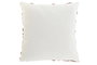 DKD Home Decor Cojín Tufted Blanco y Terracota Pack de 2